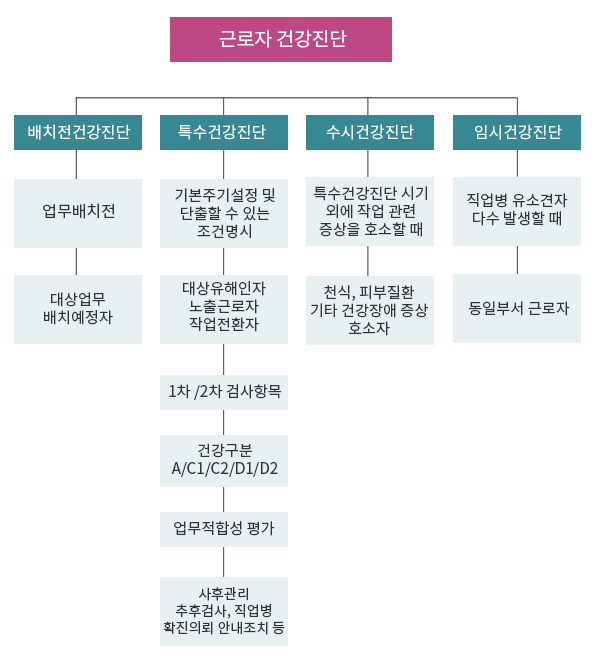 근로자 건강진단표 이미지